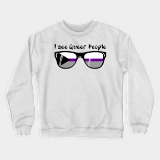 Demisexual Sunglasses - Queer People Crewneck Sweatshirt